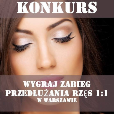 Wygraj przedłużanie rzęs, Warszawa
