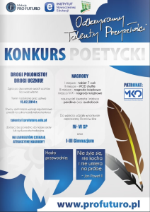 Konkurs "Odkrywamy talenty przyszłości"