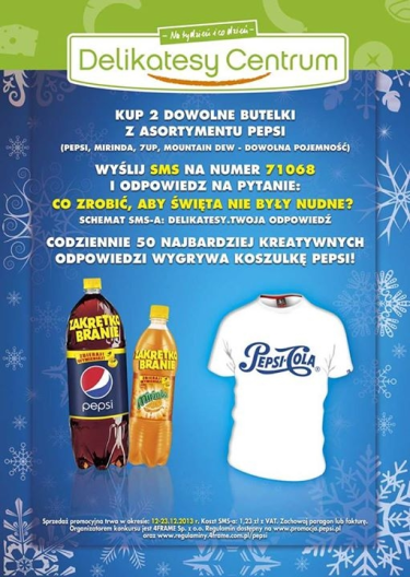 Wygraj koszulkę pepsi