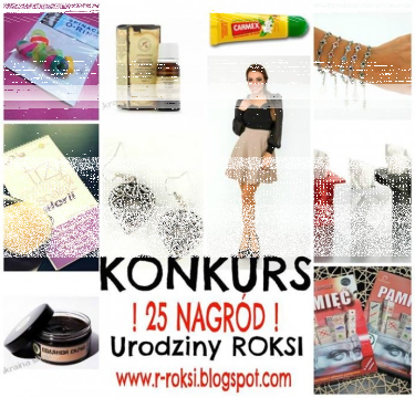 Konkurs z okazji 3 urodzin bloga Roksi
