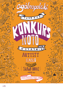 Konkurs "NOTO – Notatnik Artysty"
