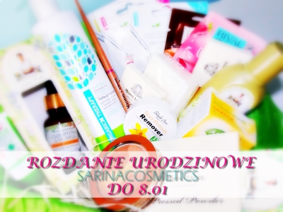 Rozdanie Urodzinowe z SARINACOSMETICS :)