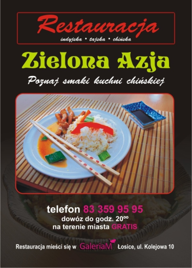 Wygraj pizzę lub orientalne danie konkurs z Galerią M