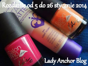 Konkurs "Rozdanie urodzinowe Lady Anchor Blog"