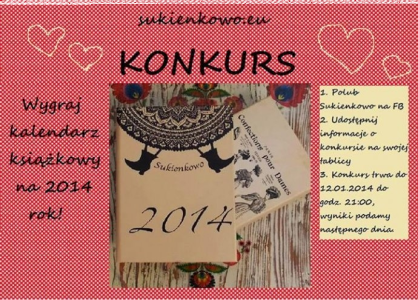 Wygraj piękny książkowy kalendarz