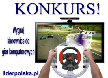 Wygraj kierownicę do gier komputerowych