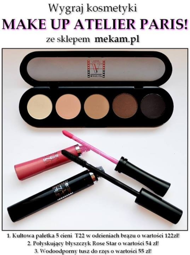 Wygraj kosmetyki Make Up Atelier Paris