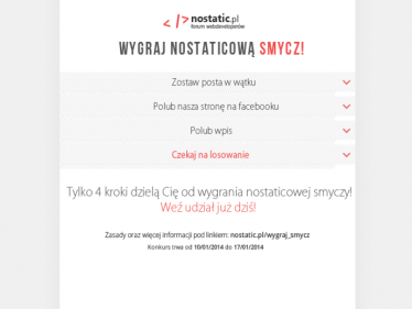 Wygraj smycz z własnym tekstem!