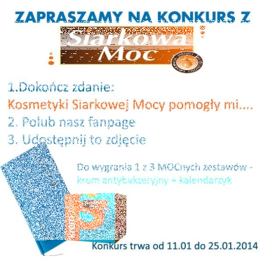 Konkurs "Kosmetyki Siarkowej Mocy"