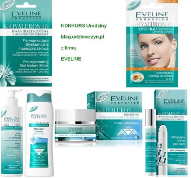 Konkurs Urodziny blog.udziewczyn.pl z firmą Eveline