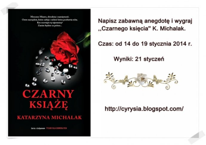 Konkurs z książką "Czarny książę"