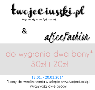 Wygraj bon do sklepu twojeciuszki.pl