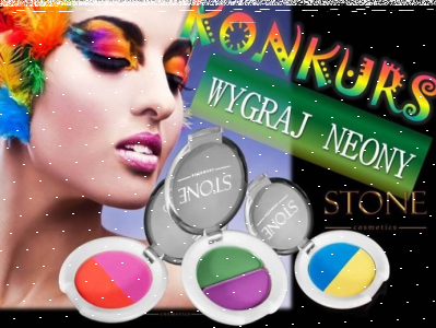 Wygraj zestaw cieni NEON Stone Cosmetics