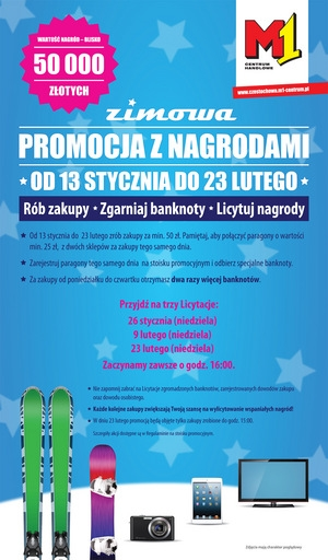 Zimowa promocja z nagrodami - M1 Częstochowa