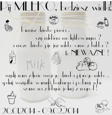 Konkurs "Pij mleko- będziesz wielki"