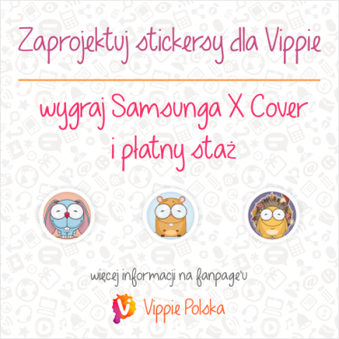 Konkurs "Stickersy dla APLIKACJI VIPPIE"