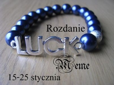 Wygraj bransoletkę na szczęście!