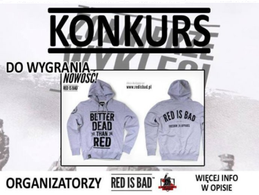 Wygraj bluzę od Red is Bad