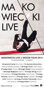 Wygraj podwójną wejściówkę na koncert Tomka Makowieckiego, do godz. 12:00