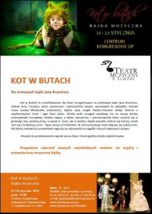 Konkurs "Ferie z Teatrem Muzycznym! - Kot w butach" Lublin