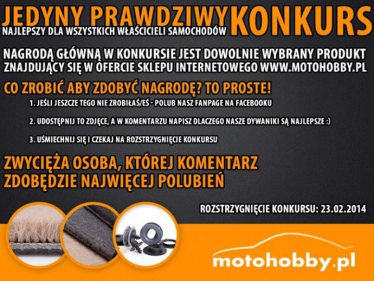 Wygraj dywaniki samochodowe dla Twojego auta