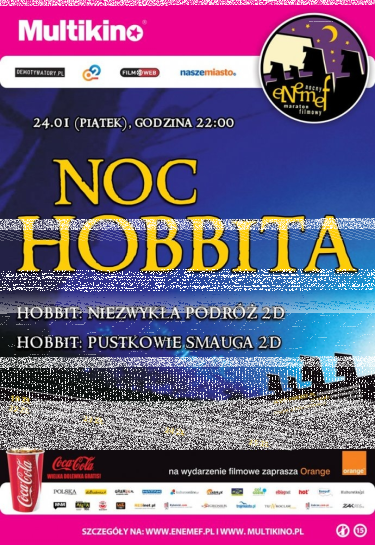 ENEMEF: Noc Hobbita - wygraj bilety Gdynia, Koszalin, Szczecin, Wrocław, Warszawa