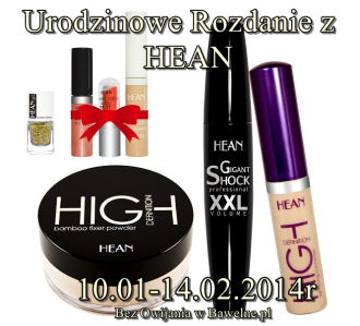 Konkurs "Urodzinowe rozdanie HEAN"