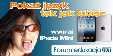 Konkurs "Pokaż język i wygraj iPada mini!"