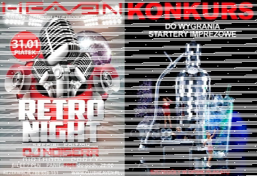 Konkurs "Retro Night" w Heaven Leszno >18lat