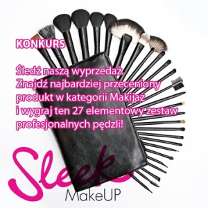 Wygraj fantastyczny zestaw 27 pędzli marki Sleek