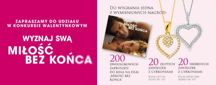 Konkurs "Wyznaj swą miłość bez końca"