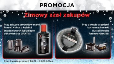 Promocja "Zimowy szał zakupów" marki Russell Hobbs