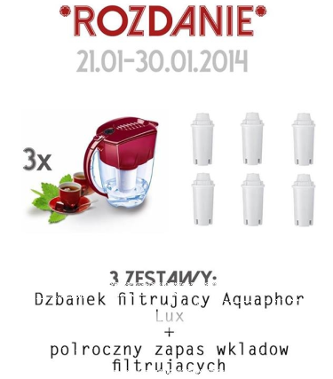 Wygraj dzbanek Aquaphor Lux