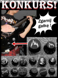 Zgarnij Black Metal Gałki do gitary
