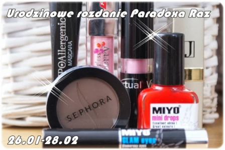 Pierwsze urodziny bloga - ROZDANIE