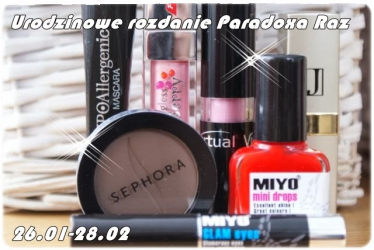 Pierwsze urodziny bloga - ROZDANIE