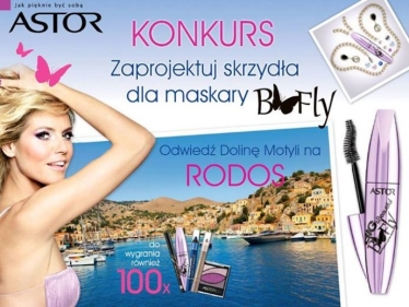 Zaprojektuj skrzydła dla maskary BFLY