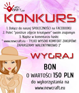 Konkurs "Tylko Wysoki Komfort Zakupów! Zaoraszamy Walentynkowo"