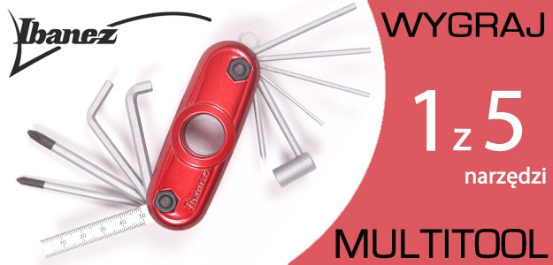 Wygraj 1 z 5 narzędzi Ibanez Multitool