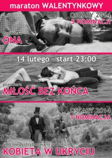 Konkurs "Walentynkowy maraton filmowy" Warszawa