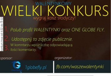 Wygraj kosz słodyczy na walentynki