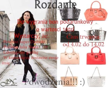 Rozdanie z Julia-Nessa!