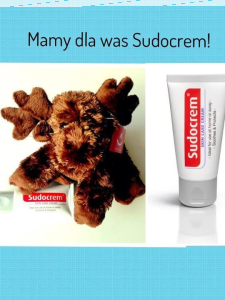 Wygraj tubkę kremu Sudocrem (30ml) wraz z maskotką łosia.