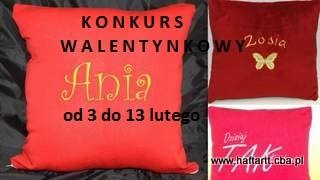 Wygraj Walentynkową poduszkę z dowolnym napisem