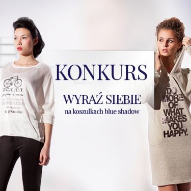 Wyraź siebie na koszulkach blue shadow