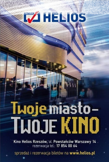 Do wygrania podwójne wejściówki do Heliosa, Rzeszów
