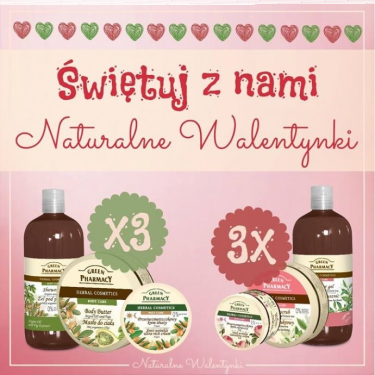 Konkurs "Naturalne walentynki" do godz. 11:00