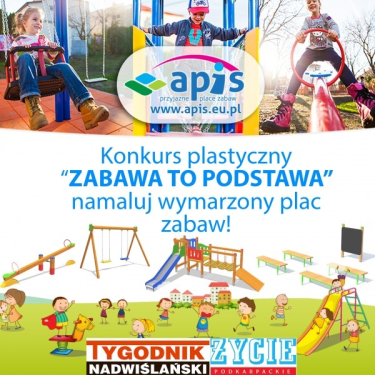 Konkurs plastyczny "Zabawa to podstawa"