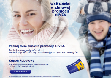 Promocja NIVEA, zbieraj punkty i wymieniaj je na nagrody