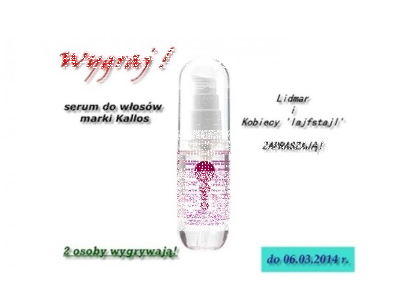 Wygraj  serum do włosów
